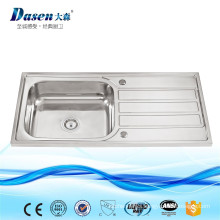 18 GAUGE TOP MOUNT FARMHOUSE STAINLESS STEEL KITCHEN SINK WITH DRAINBOARD
